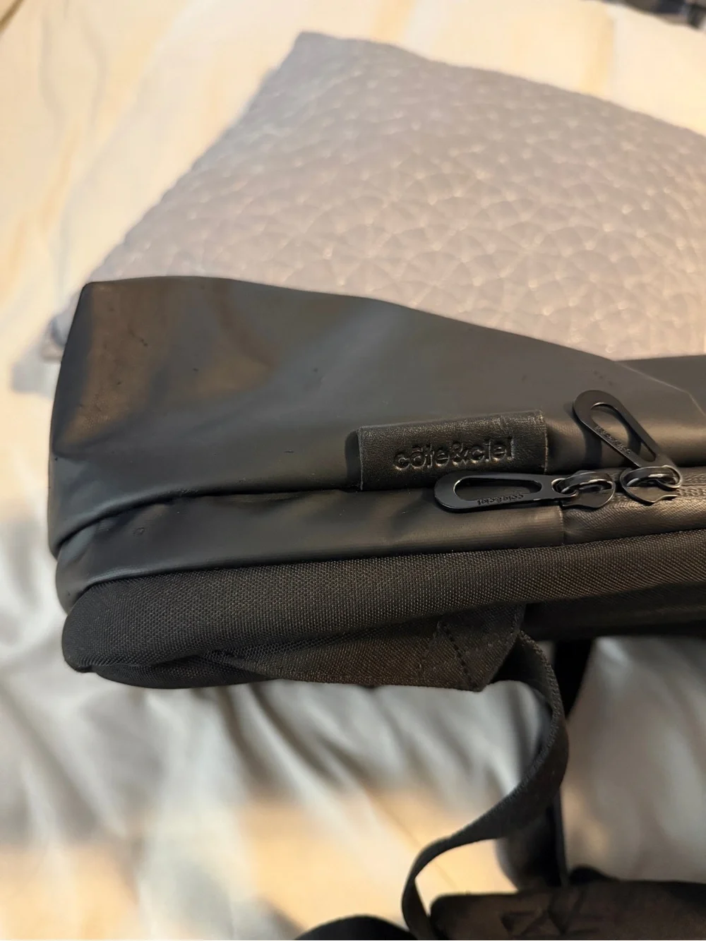 Cote & Ciel Sormonne Obsidian Black backpack